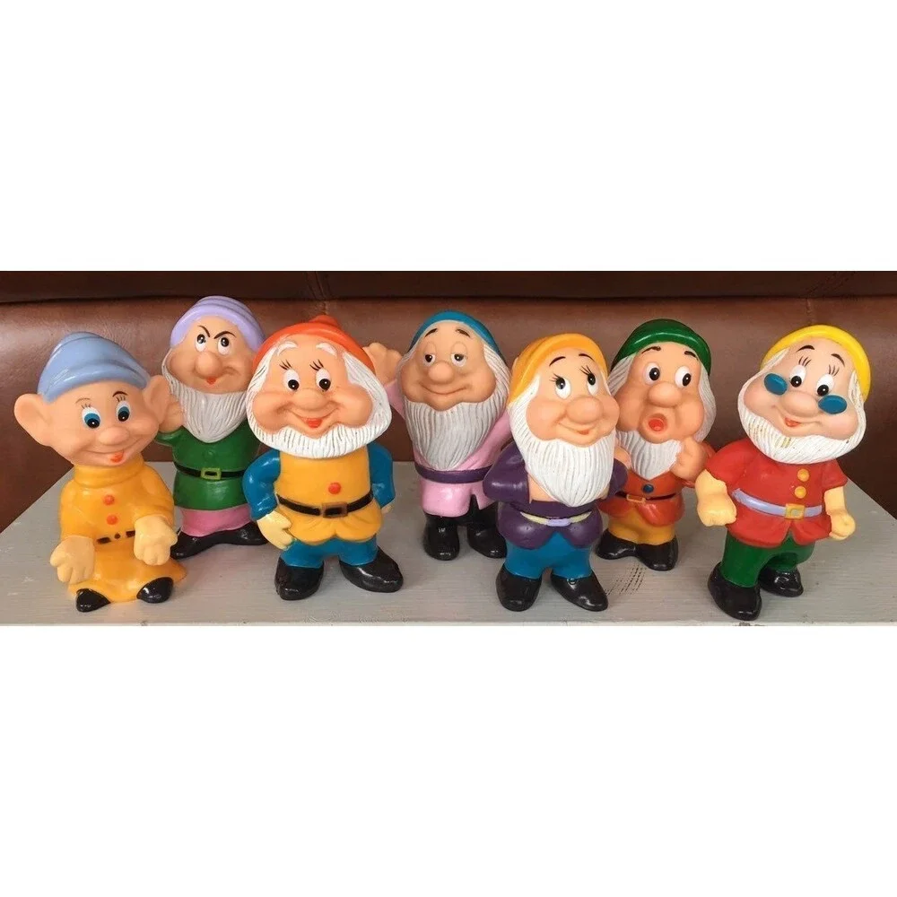 Rare Vintage Disney Seven Dwarfs Dolls